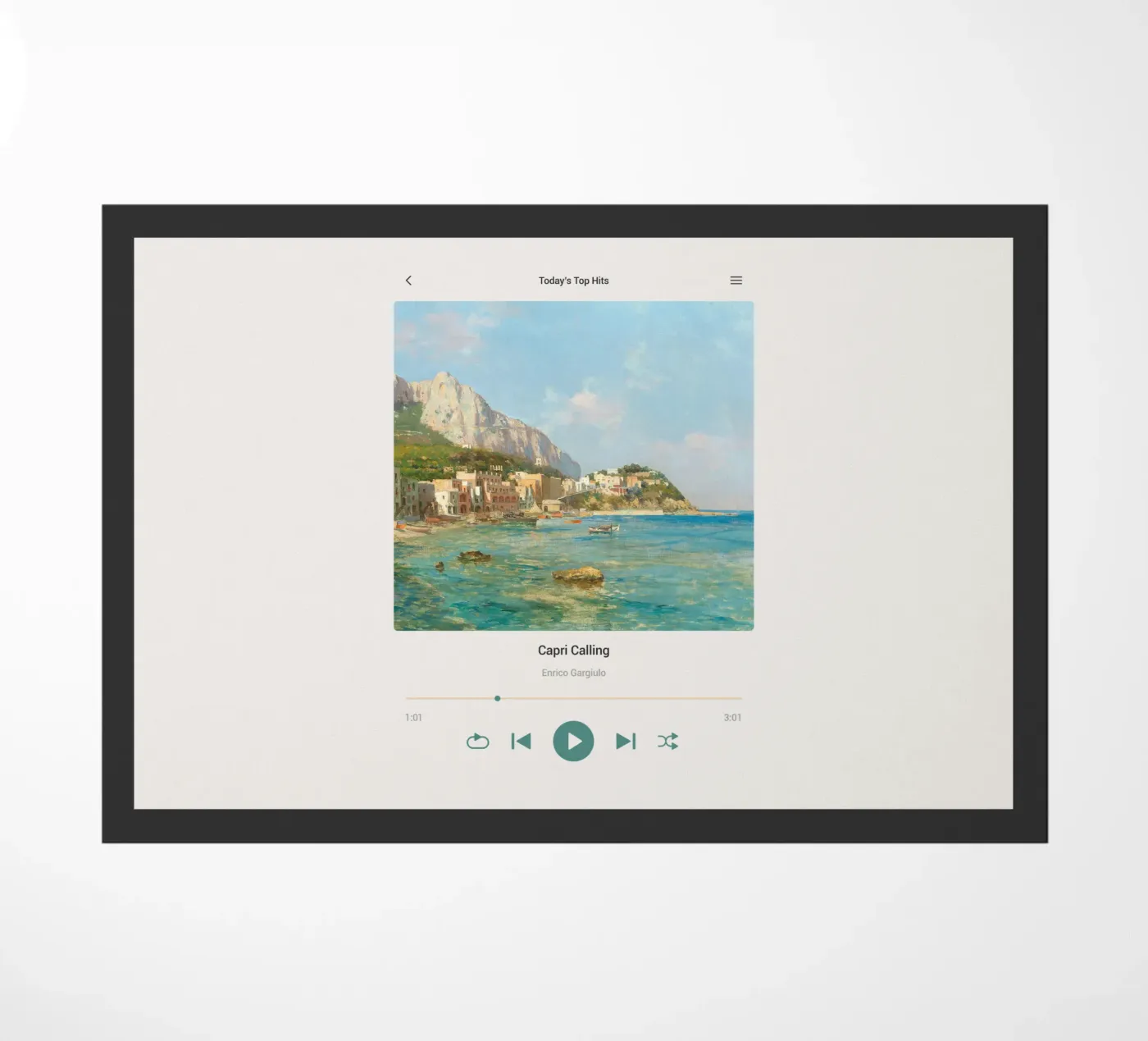 Capri Calling paillasson de Vintagrafica