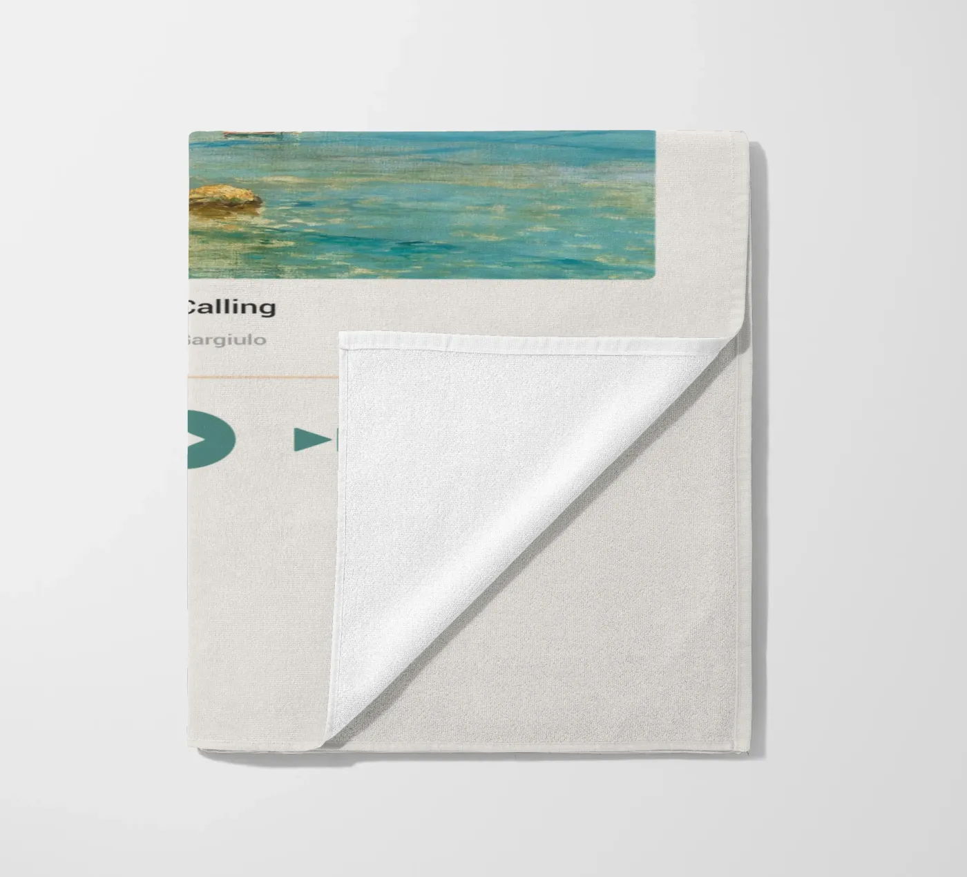 Capri Calling telo mare da Vintagrafica