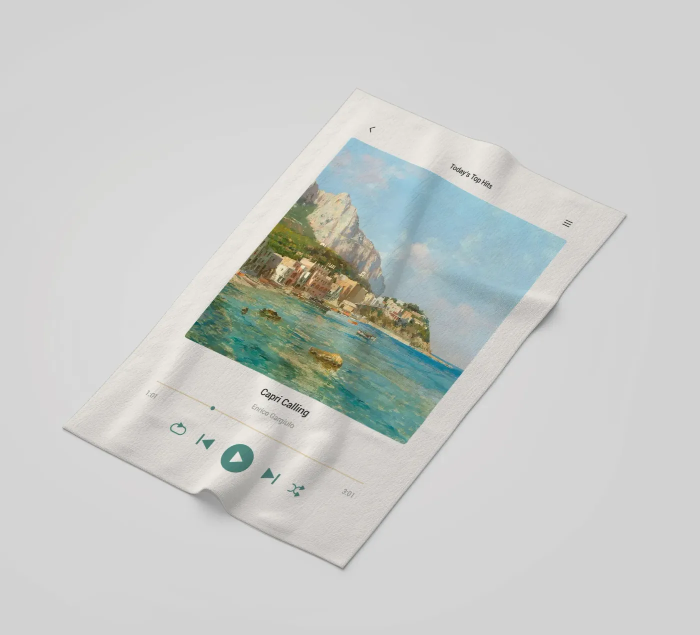 Capri Calling telo mare da Vintagrafica