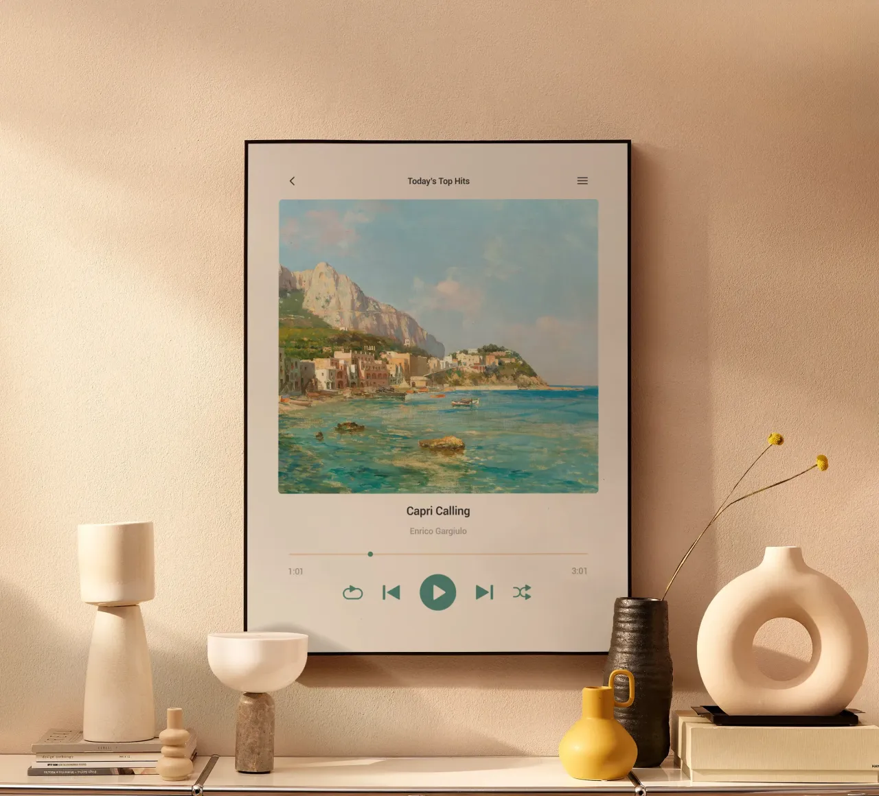 Capri Calling plexiglass da Vintagrafica