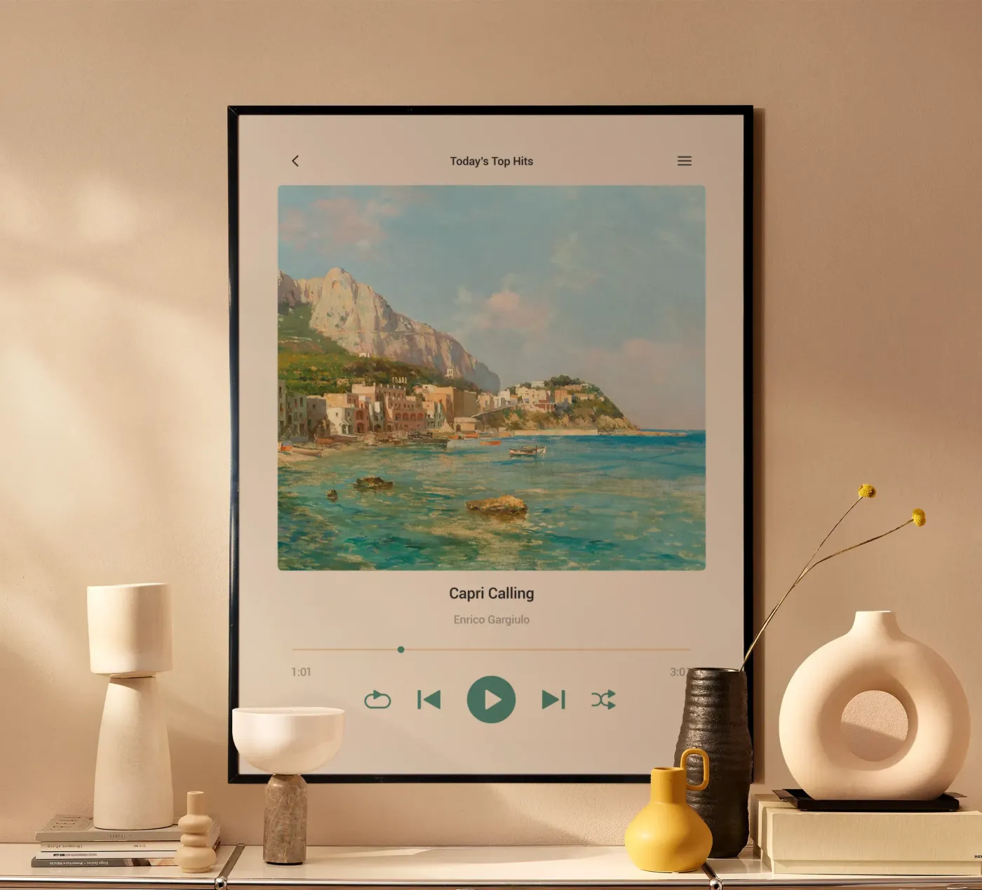 Capri Calling Poster von Vintagrafica