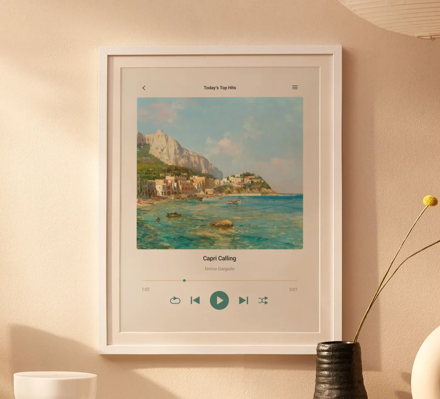 Capri Calling Poster von Vintagrafica