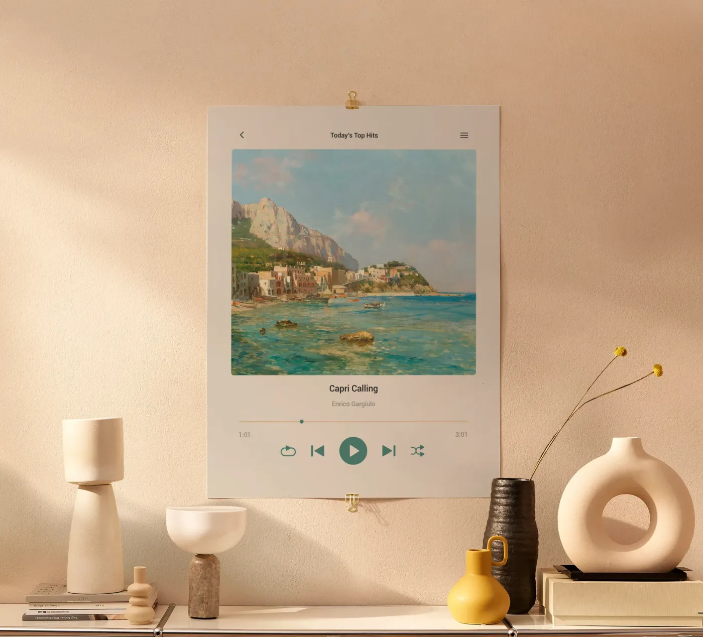 Capri Calling Poster von Vintagrafica