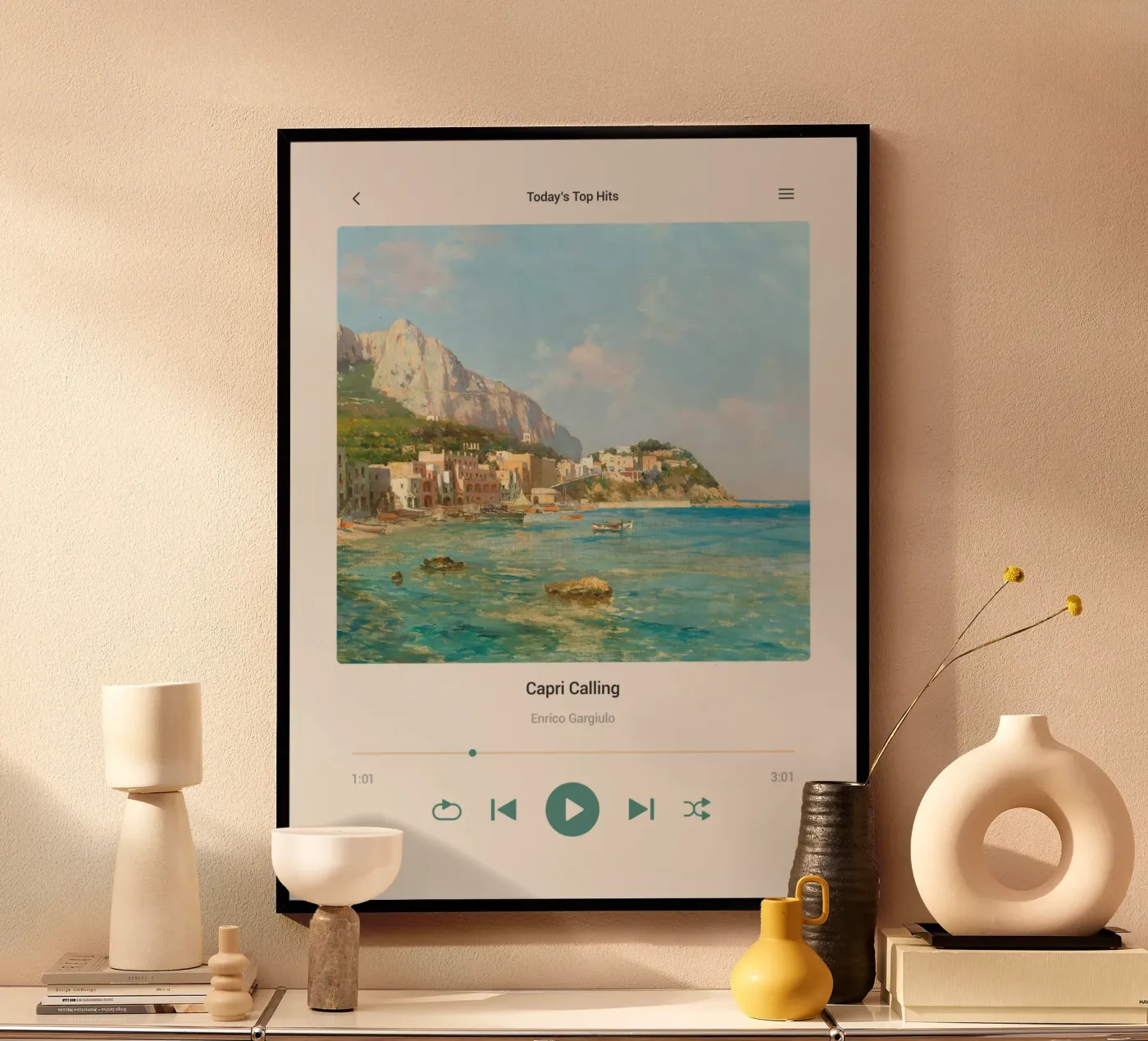 Capri Calling Poster von Vintagrafica