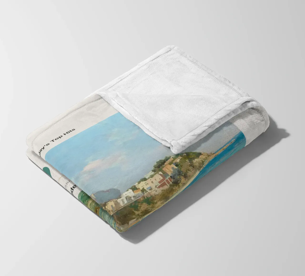 Capri Calling Fleecedecke von Vintagrafica