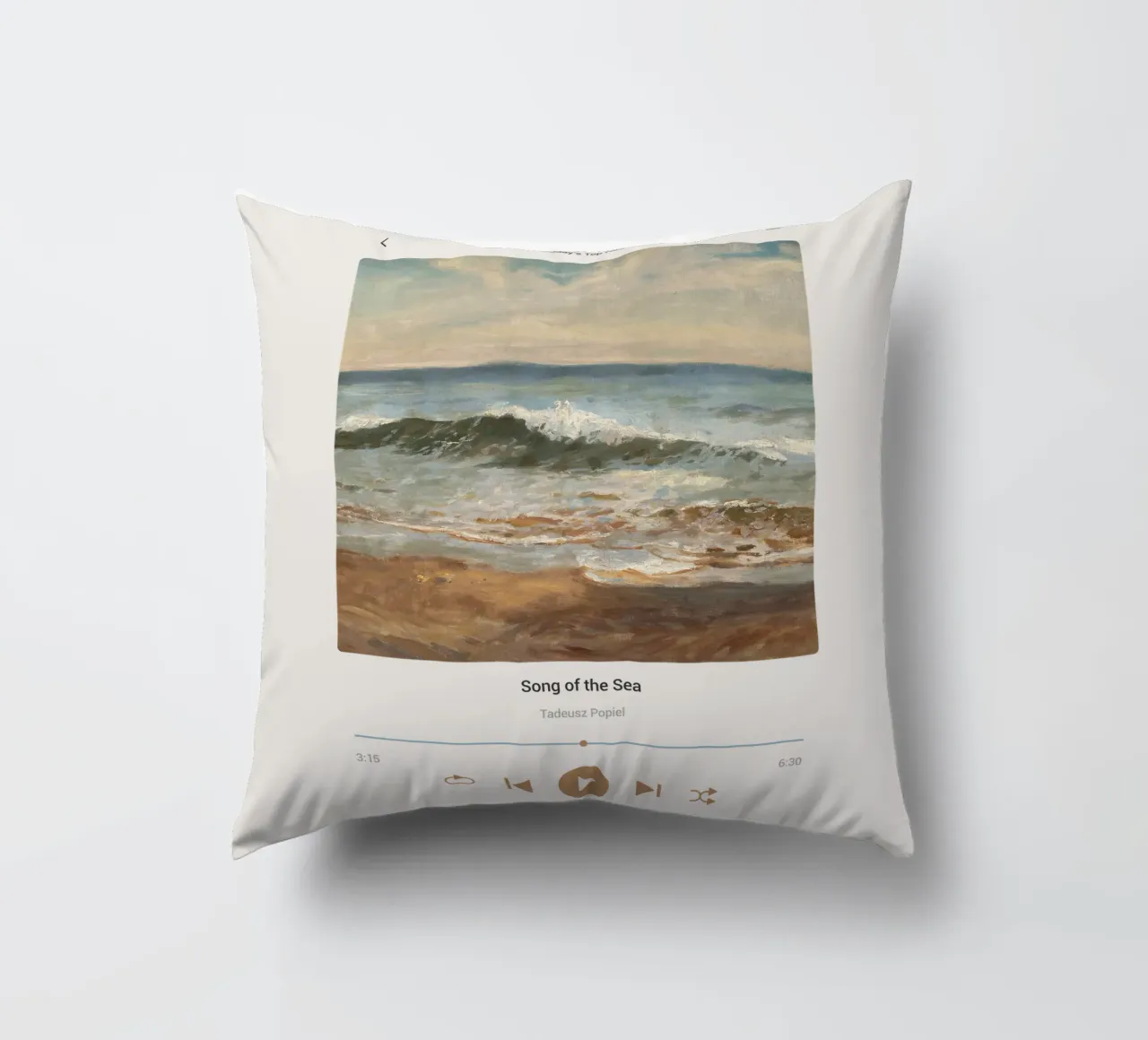 Canzone del mare cuscino da Vintagrafica