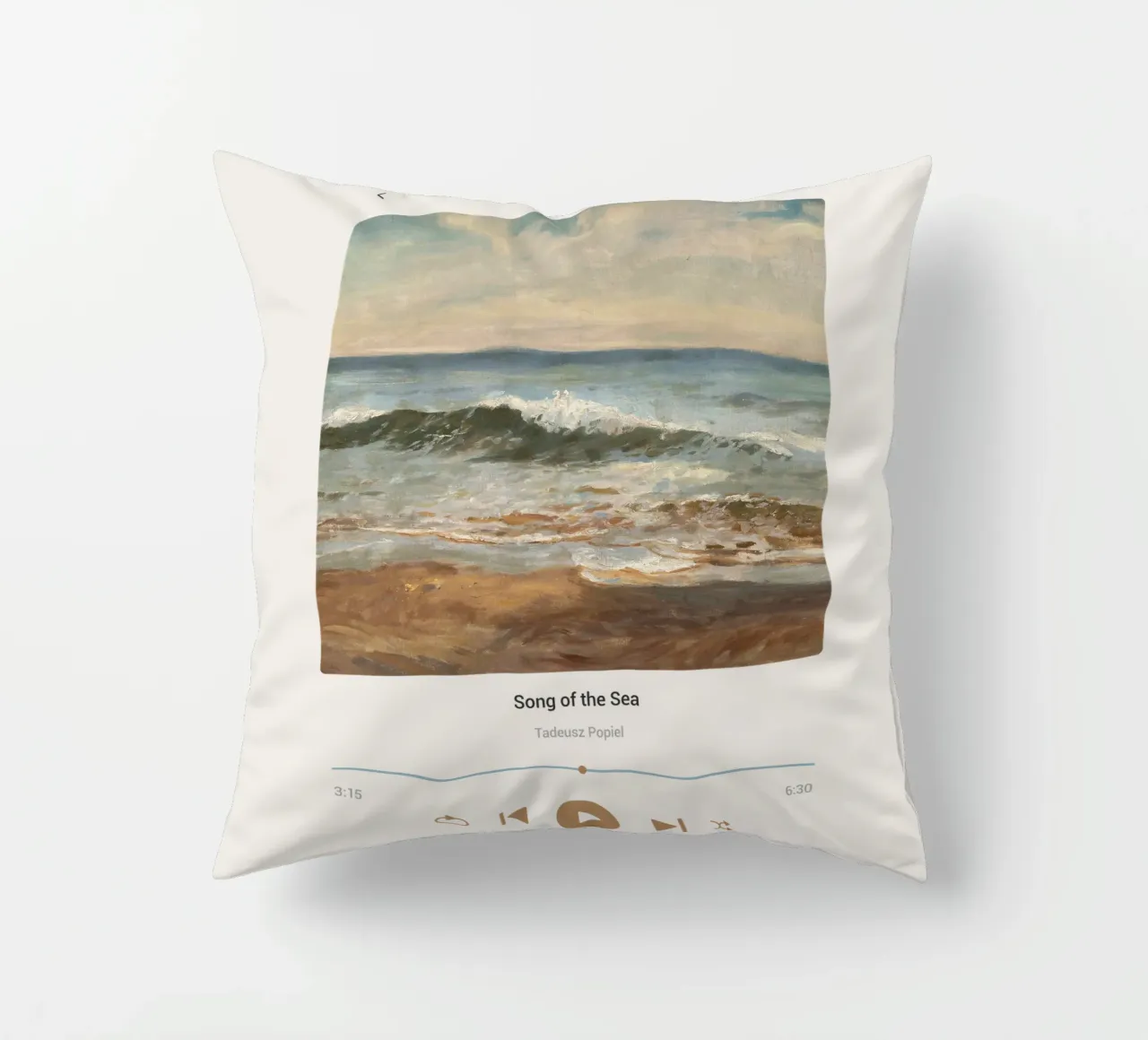Canzone del mare cuscino da Vintagrafica