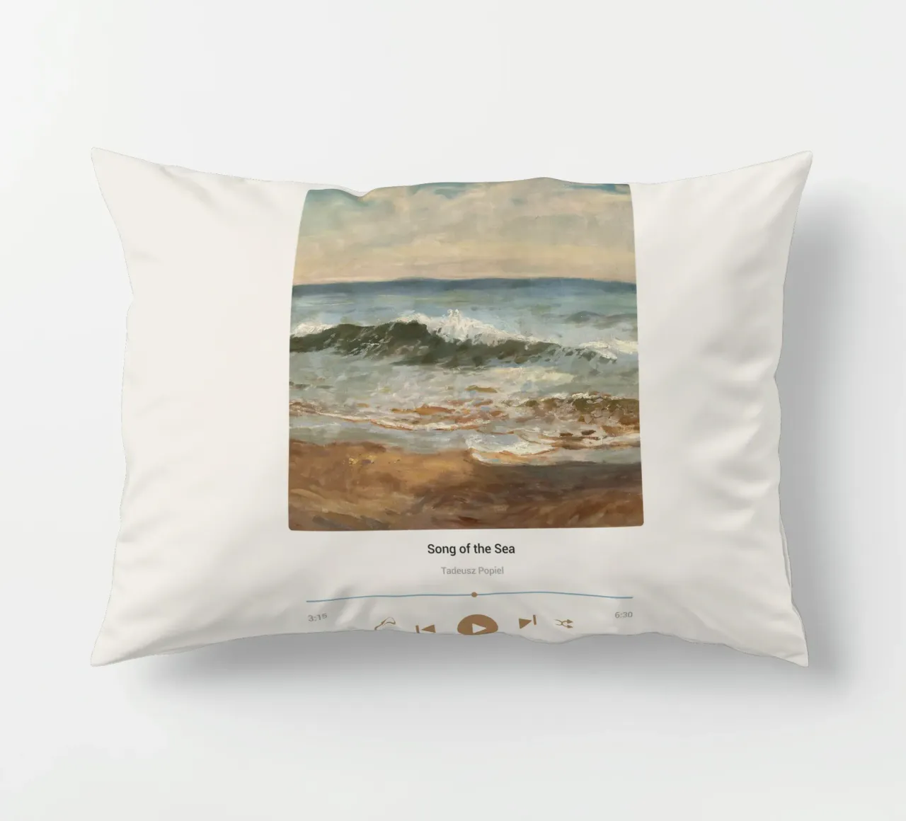 Canzone del mare cuscino da Vintagrafica