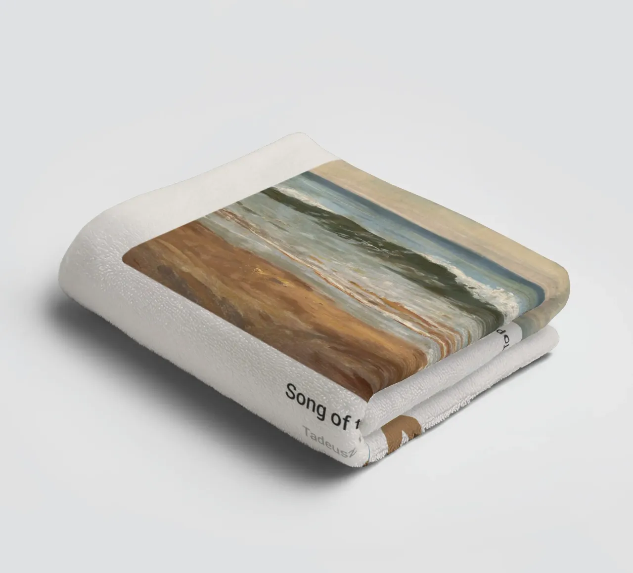 Canzone del mare asciugamano da bagno da Vintagrafica