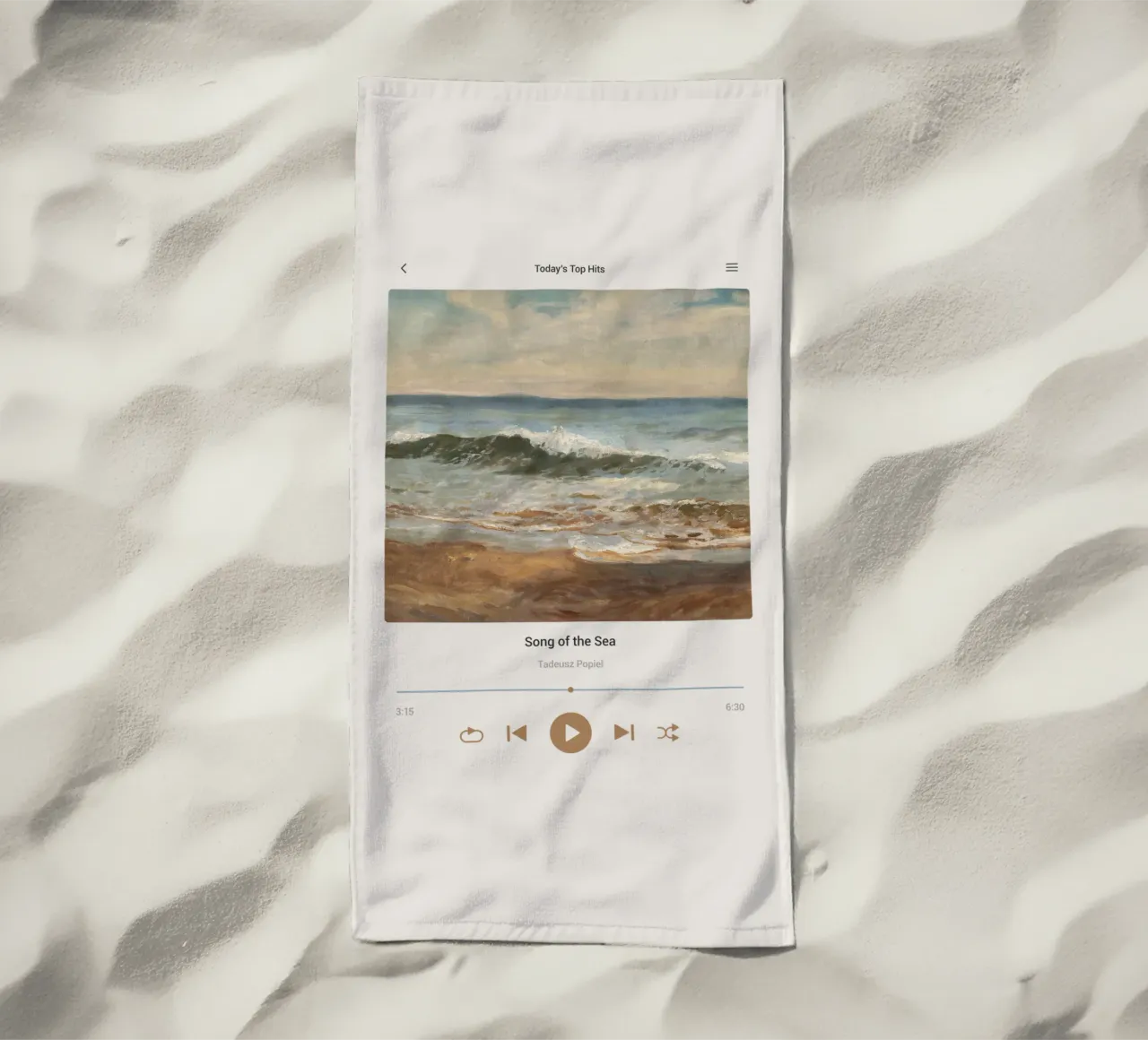 Canzone del mare telo mare da Vintagrafica