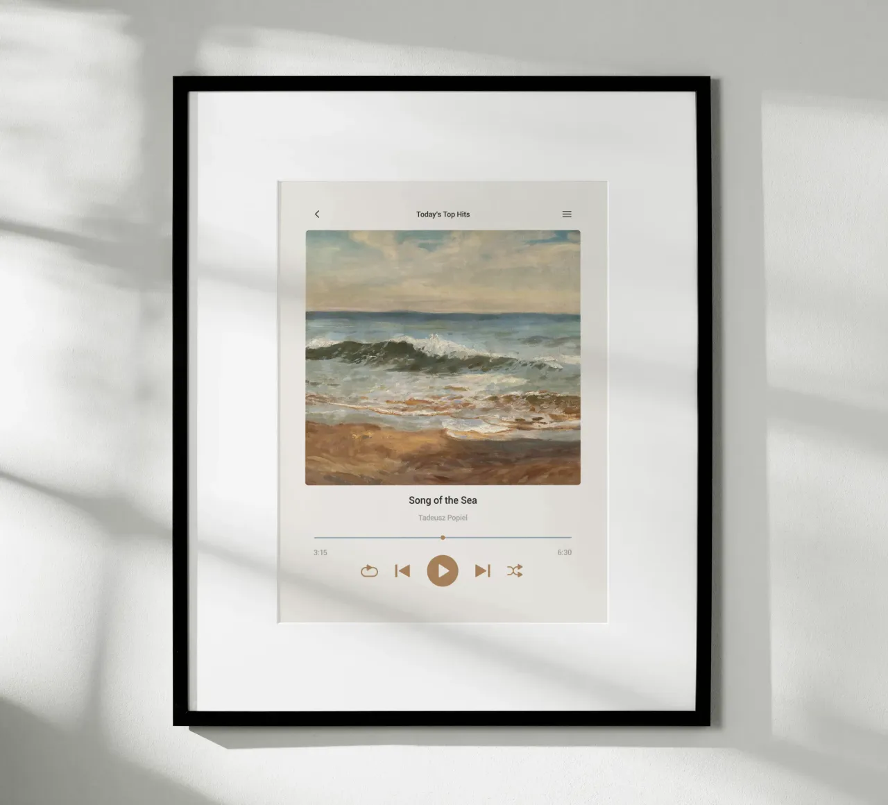 Canzone del mare carta hahnemühle da Vintagrafica