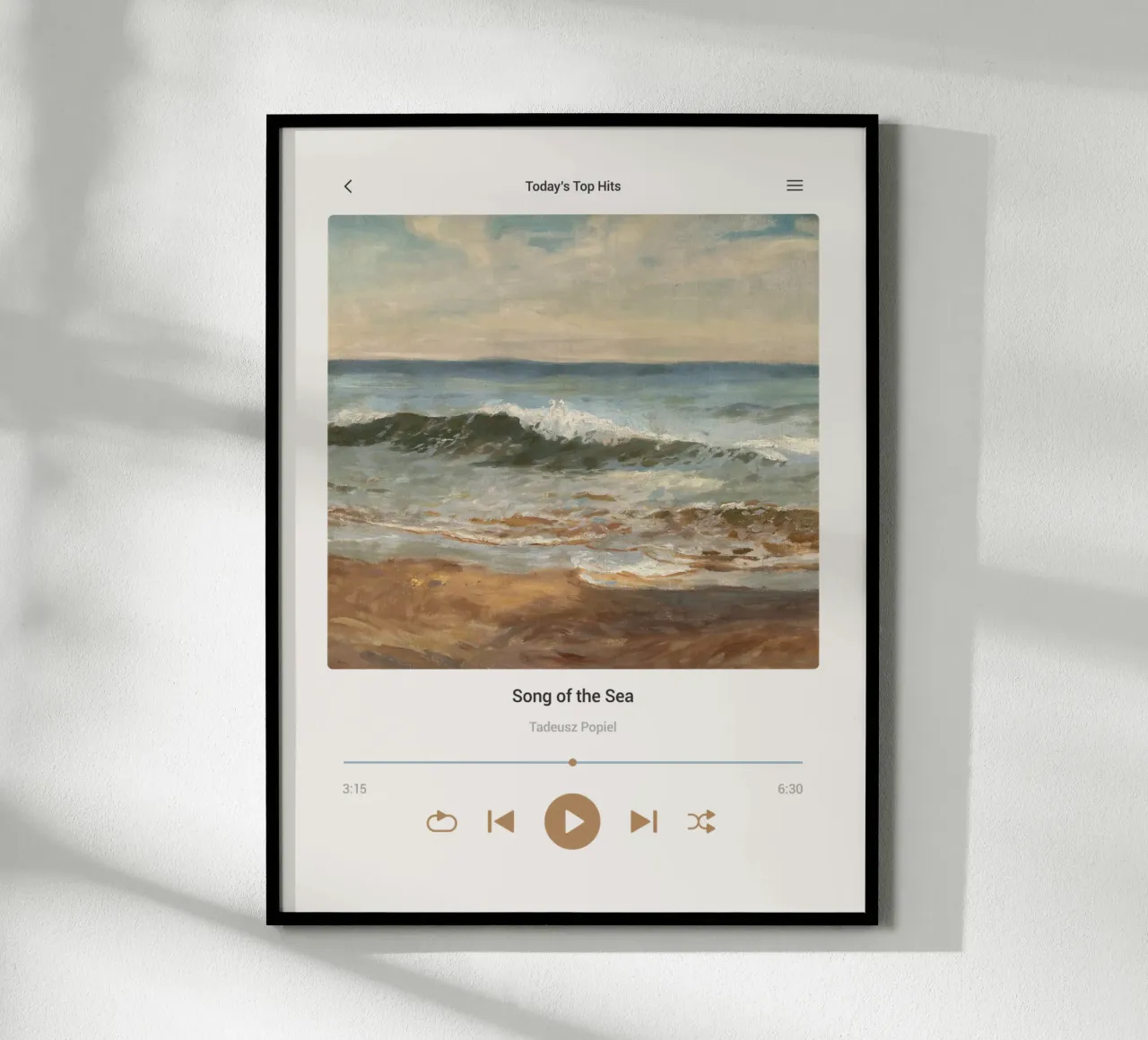 Canzone del mare carta hahnemühle da Vintagrafica