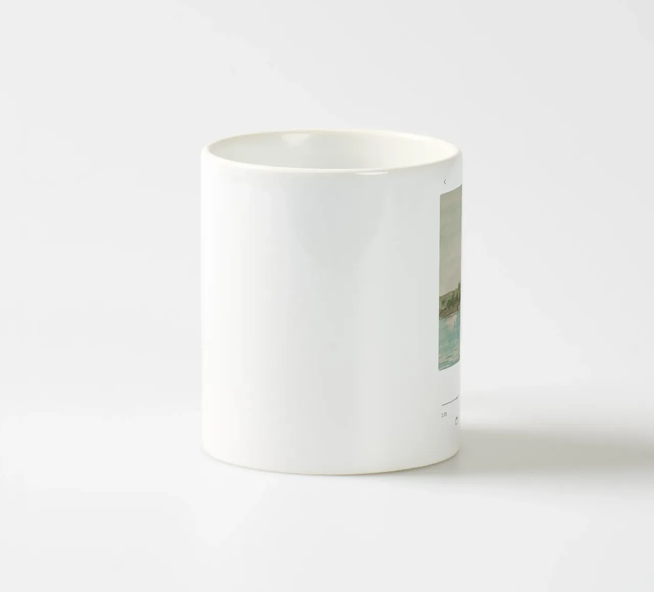 Canzone dell'acqua calma tazza in ceramica da Vintagrafica