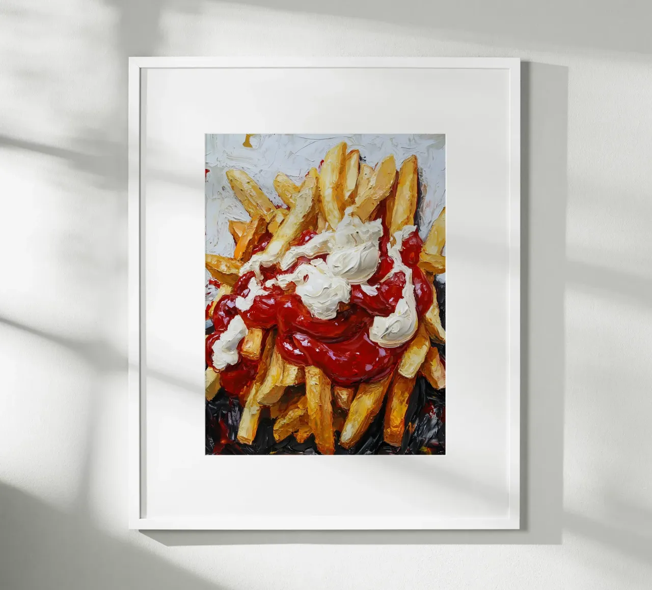 Patate fritte rosse bianche carta hahnemühle da Schön