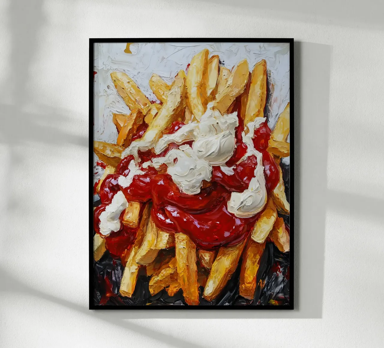 Patate fritte rosse bianche carta hahnemühle da Schön
