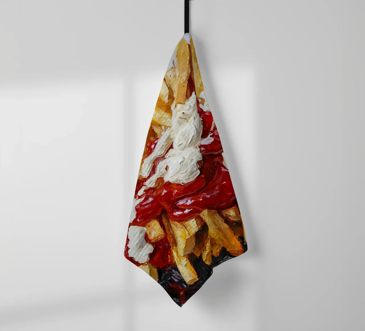 Patate fritte rosse bianche canovaccio da cucina da Schön
