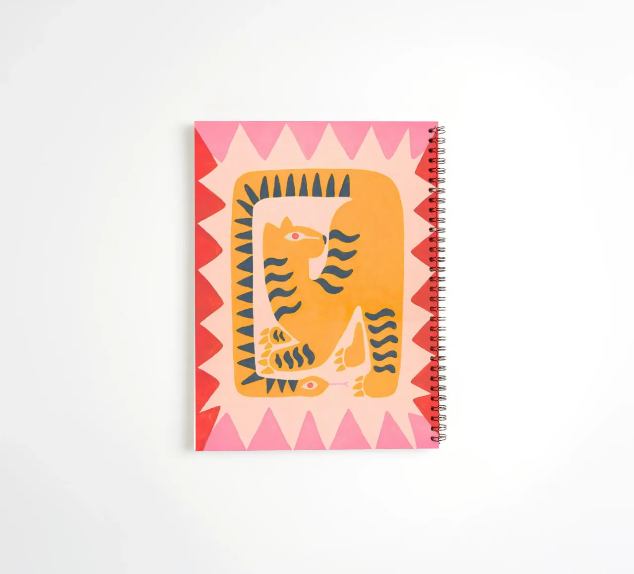 Abstract Tiger Snake Print, Tiger Graphic Print spiral notebook by PrintStudio
