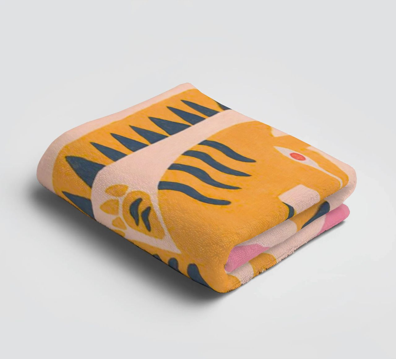 Imprimé serpent tigre abstrait, imprimé graphique tigre serviette de bain de PrintStudio