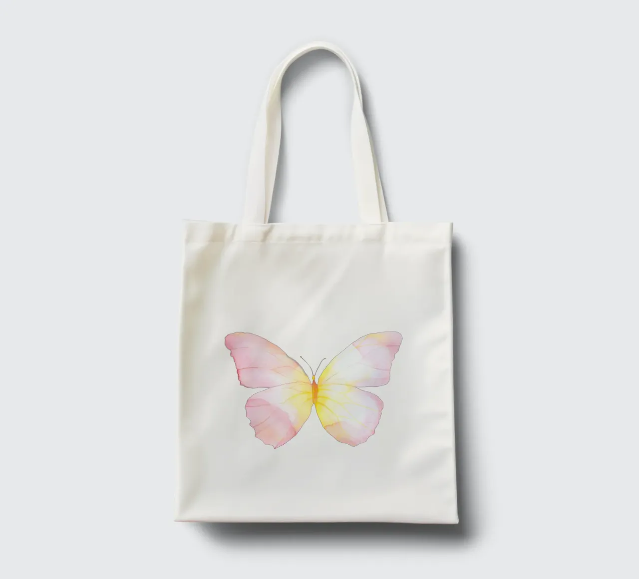 Butterfly Poster, Watercolour Butterfly, Pretty Pastel Art tote bag by PrintStudio