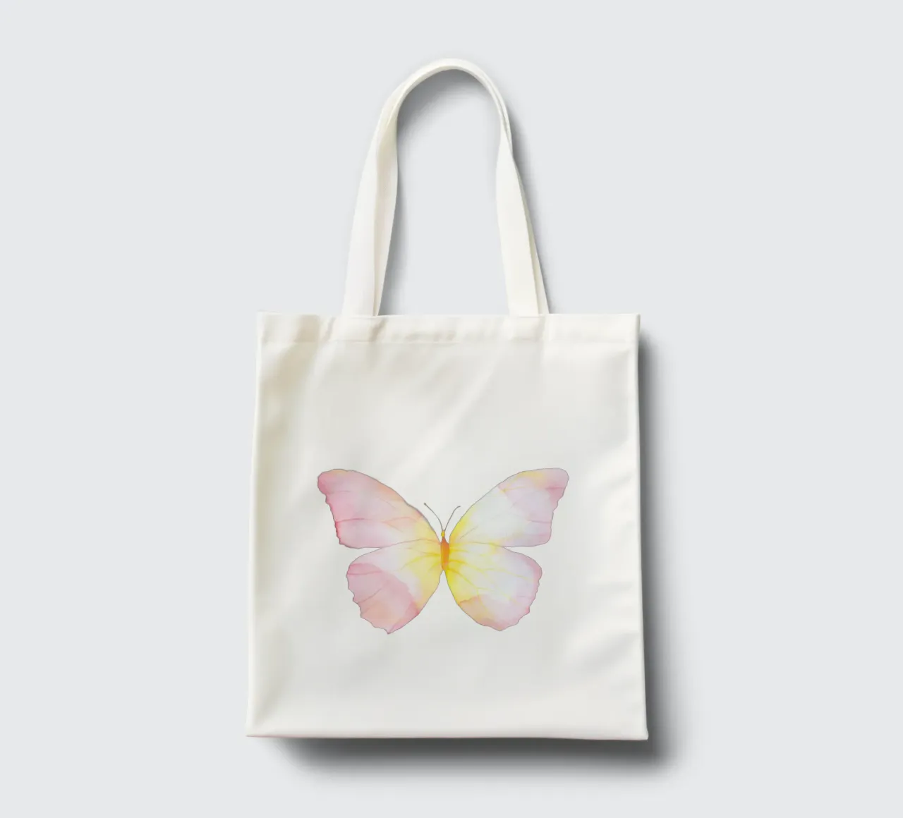 Butterfly Poster, Watercolour Butterfly, Pretty Pastel Art tote bag by PrintStudio