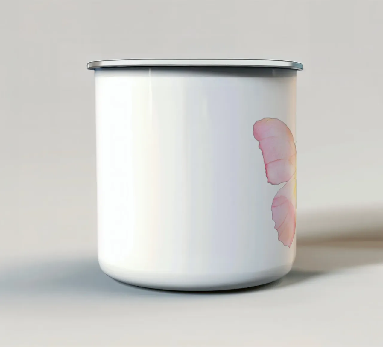 Poster con farfalla, farfalla ad acquerello, arte a pastello tazza in smalto da PrintStudio