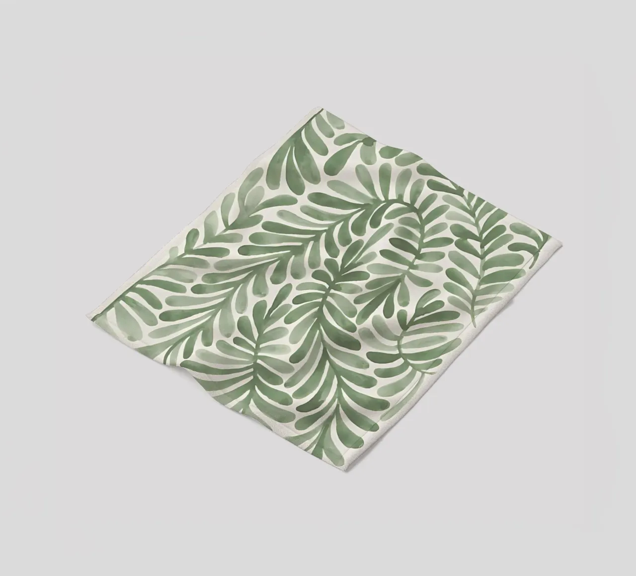 Poster botanico astratto sulle piante, foglie moderne ad acquerello coperta in pile da ArtHaus