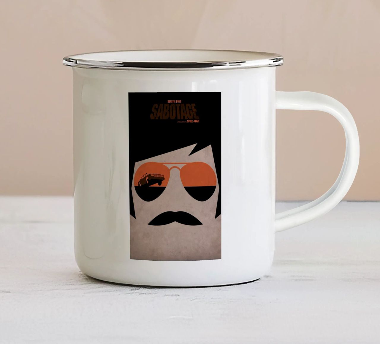 Sabotage tazza in smalto da Federico Mancosu