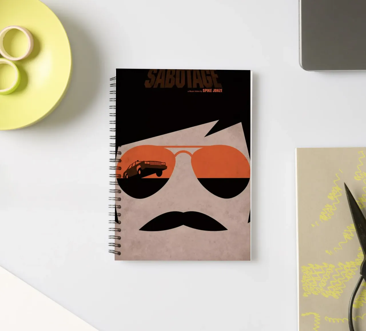 Sabotage spiral notebook by Federico Mancosu