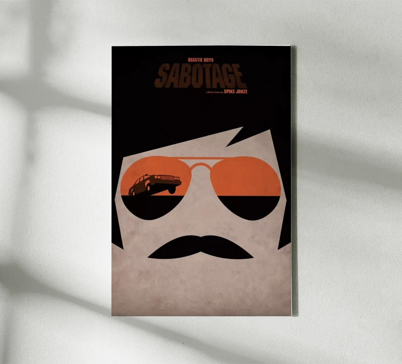 Sabotage canvas with Floater frame by Federico Mancosu
