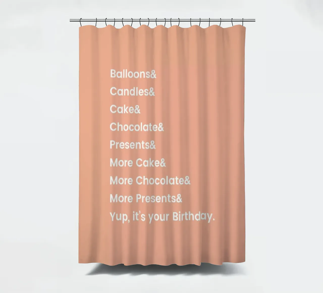 It's Your Birthday shower curtain by Studio One