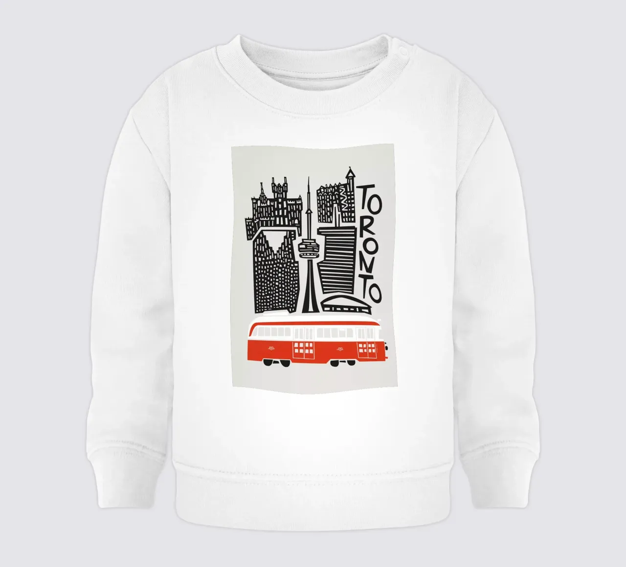Toronto Cityscape felpa neonato da Fox & Velvet