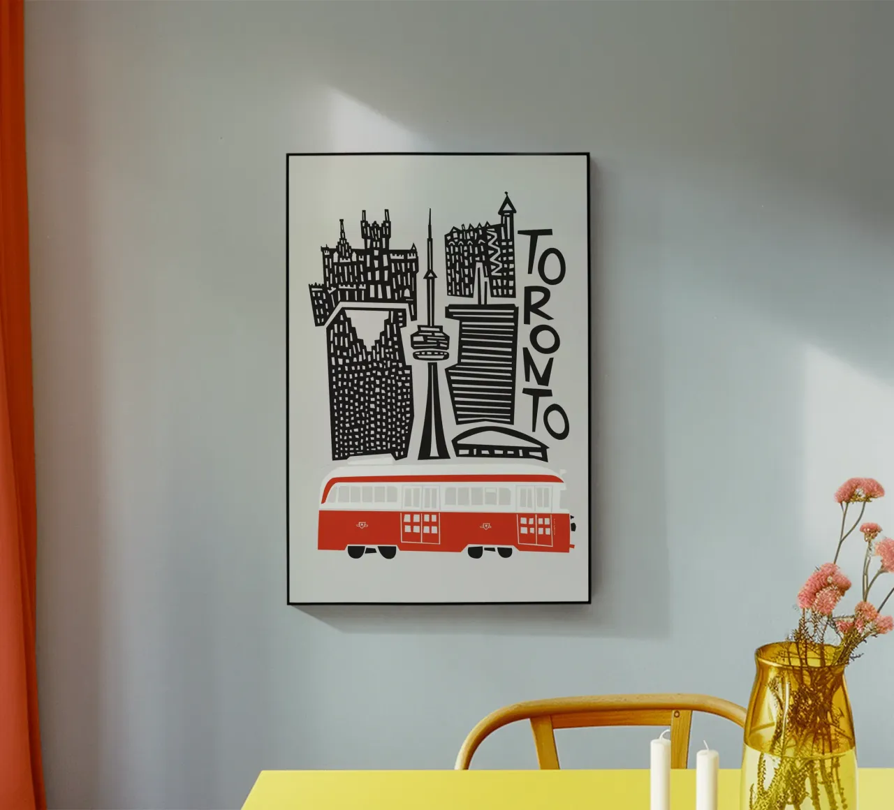 Toronto Cityscape plexiglass da Fox & Velvet