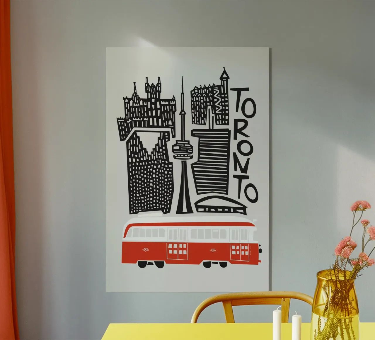 Toronto Cityscape plexiglass da Fox & Velvet