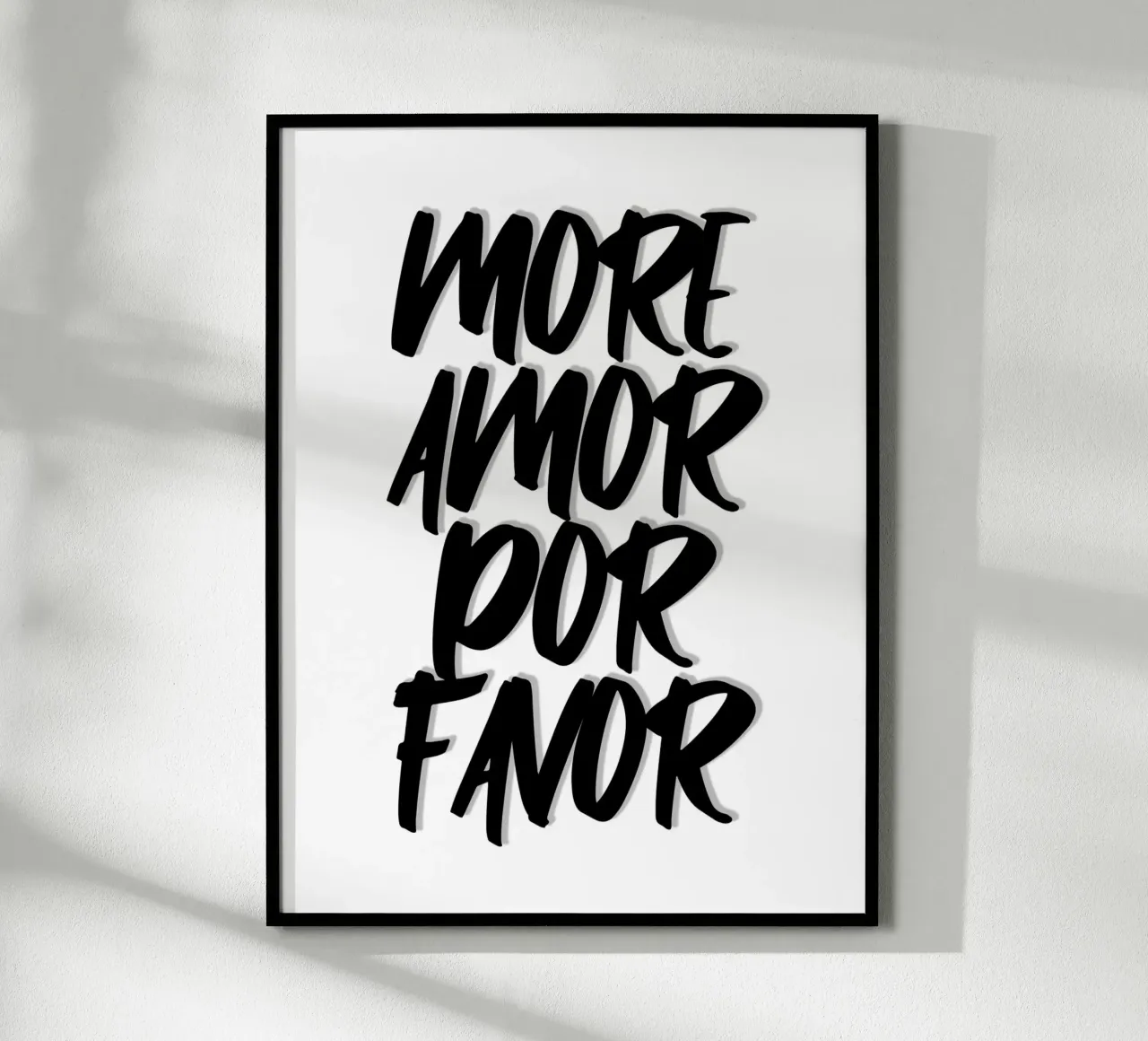 Più amore per favore carta hahnemühle da Wall of Words