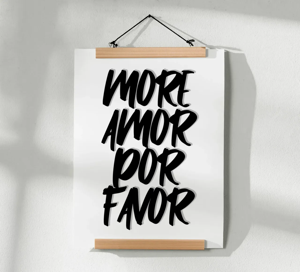 Più amore per favore carta hahnemühle da Wall of Words