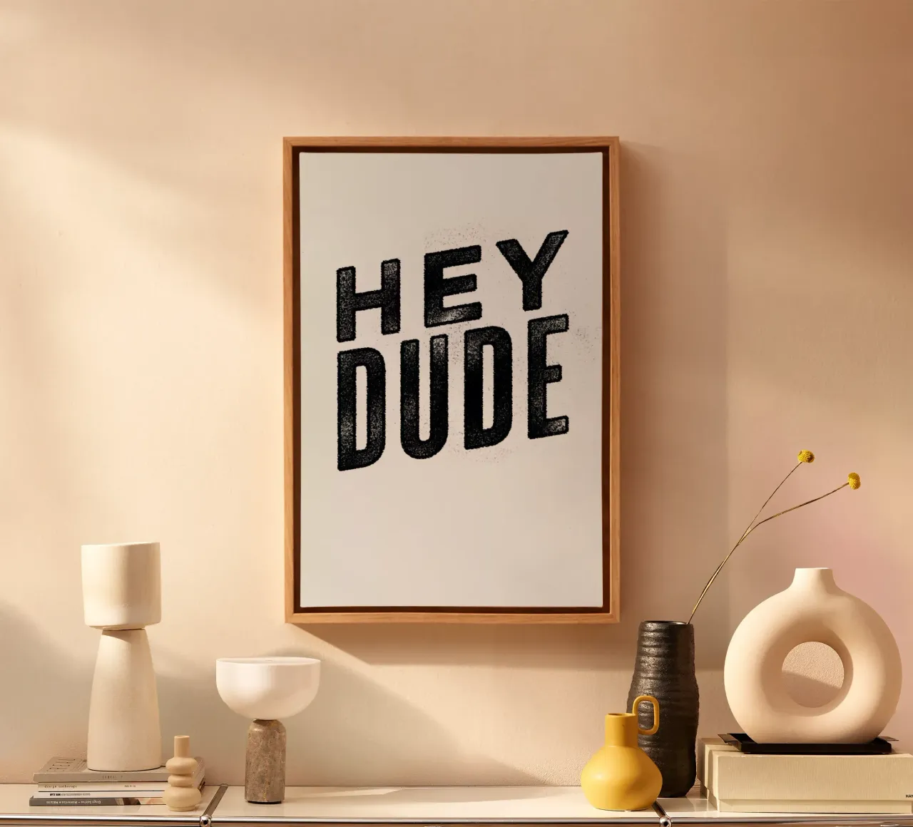 Hey Dude tela con Cornice a cassetta da Summerchamps