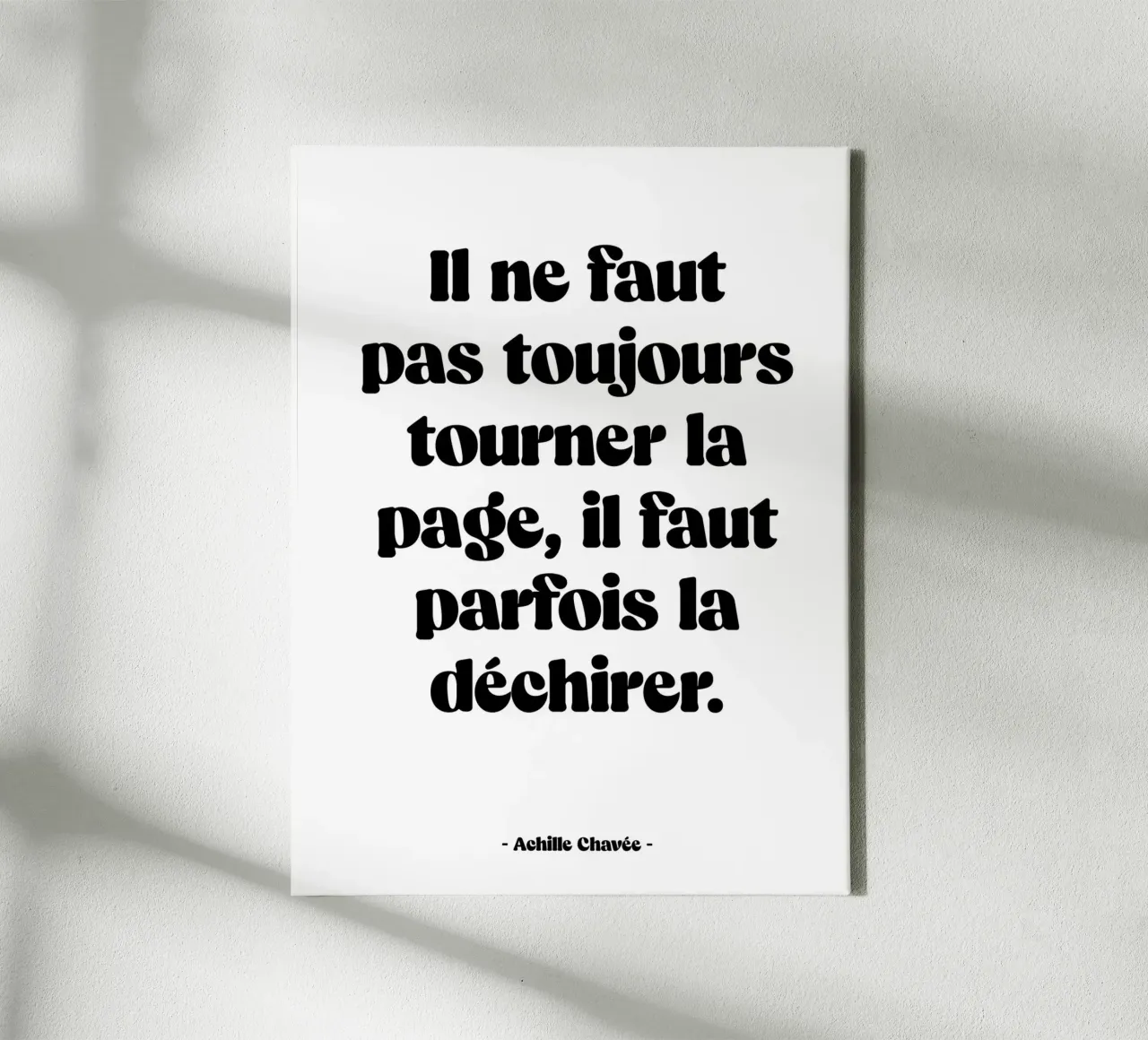 Quote "You can't always turn the page". canvas by Wall of Words