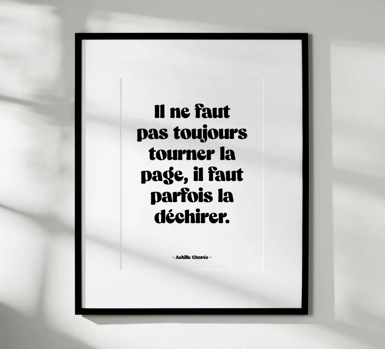 Quote "You can't always turn the page". poster by Wall of Words