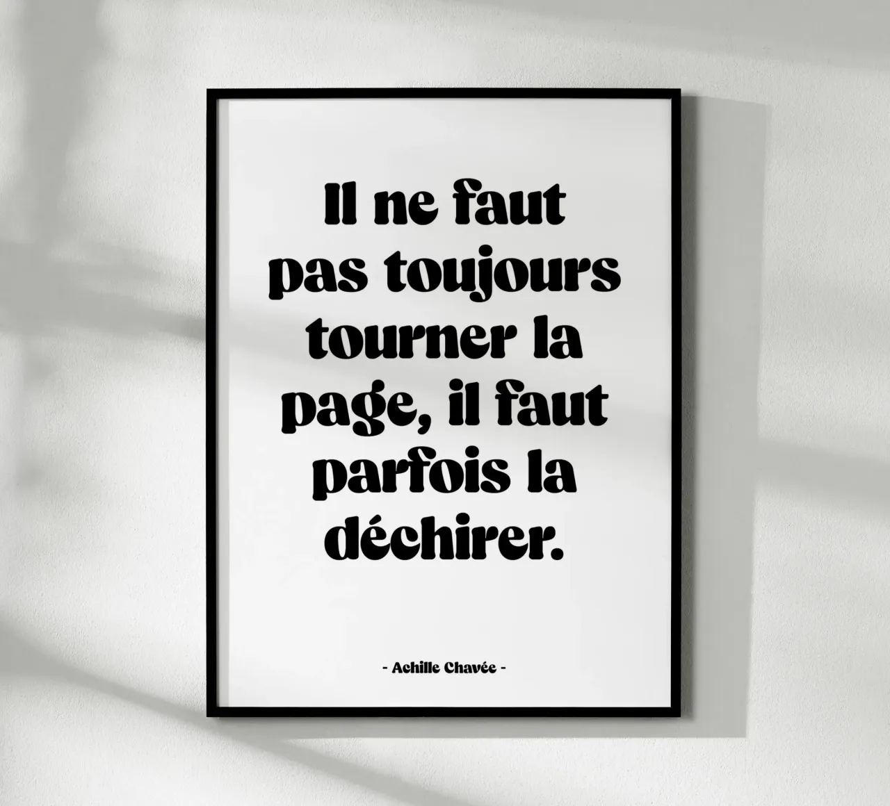 Quote "You can't always turn the page". poster by Wall of Words