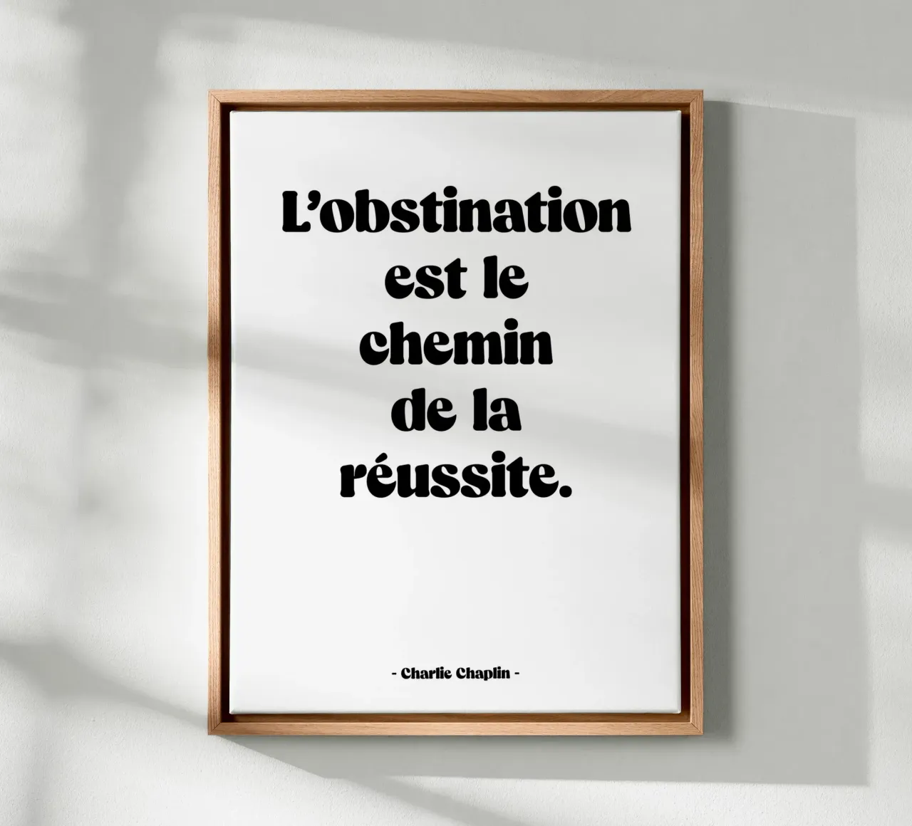 Citazione "La perseveranza è la via del successo". tela da Wall of Words