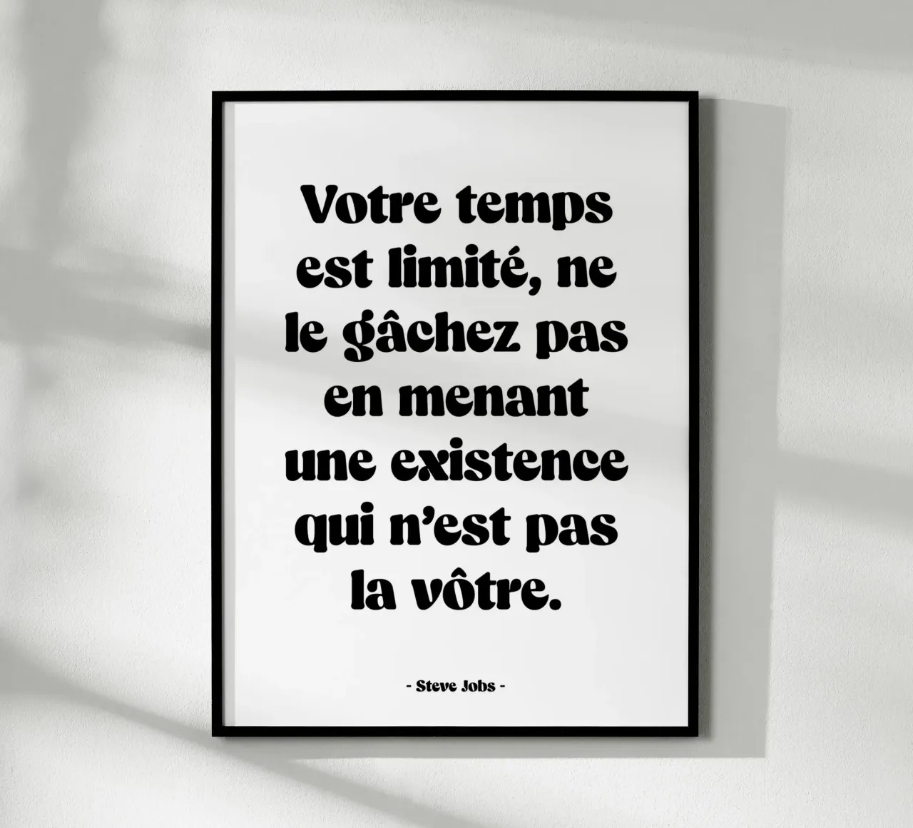 Citazione "Il vostro tempo è limitato poster da Wall of Words