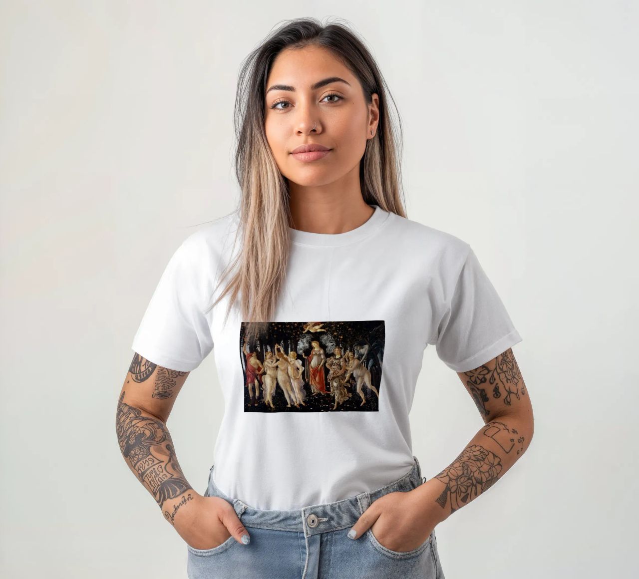 Sandro Botticelli - Primavera (Spring) t-shirt da Timeless Artworks