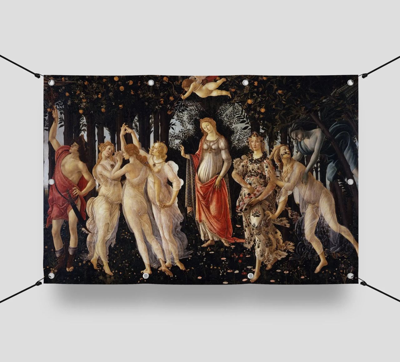 Sandro Botticelli - Primavera (Spring) telo in pvc da Timeless Artworks