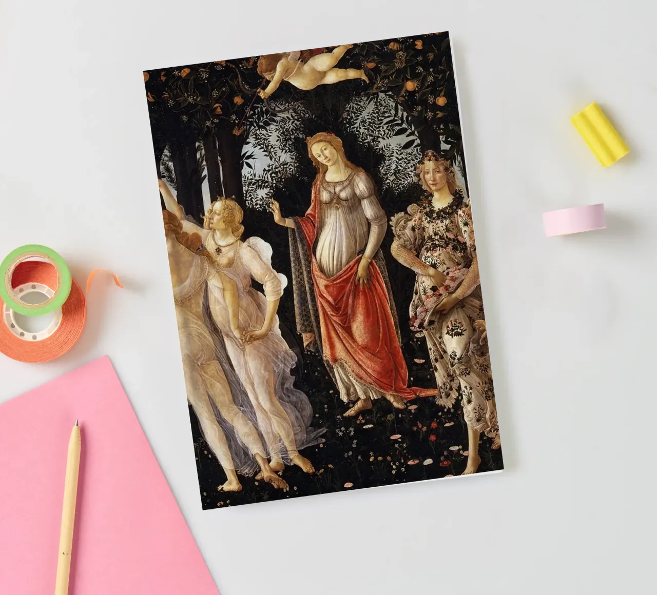 Sandro Botticelli - Primavera (Spring) notebook by Timeless Artworks