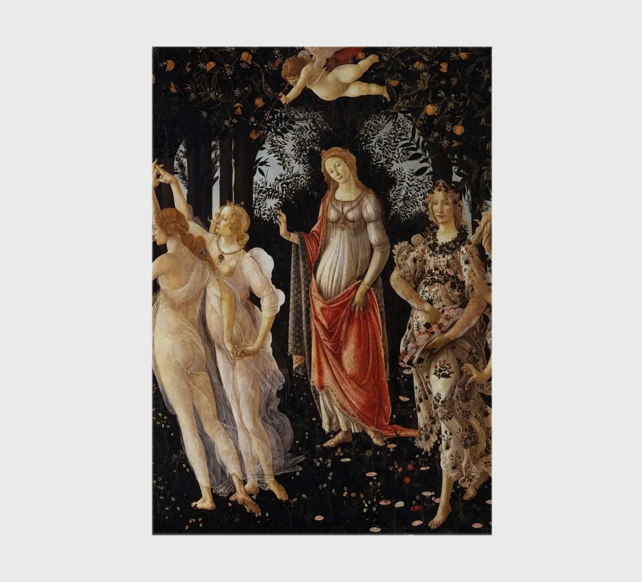Sandro Botticelli - Primavera (Spring) notebook by Timeless Artworks
