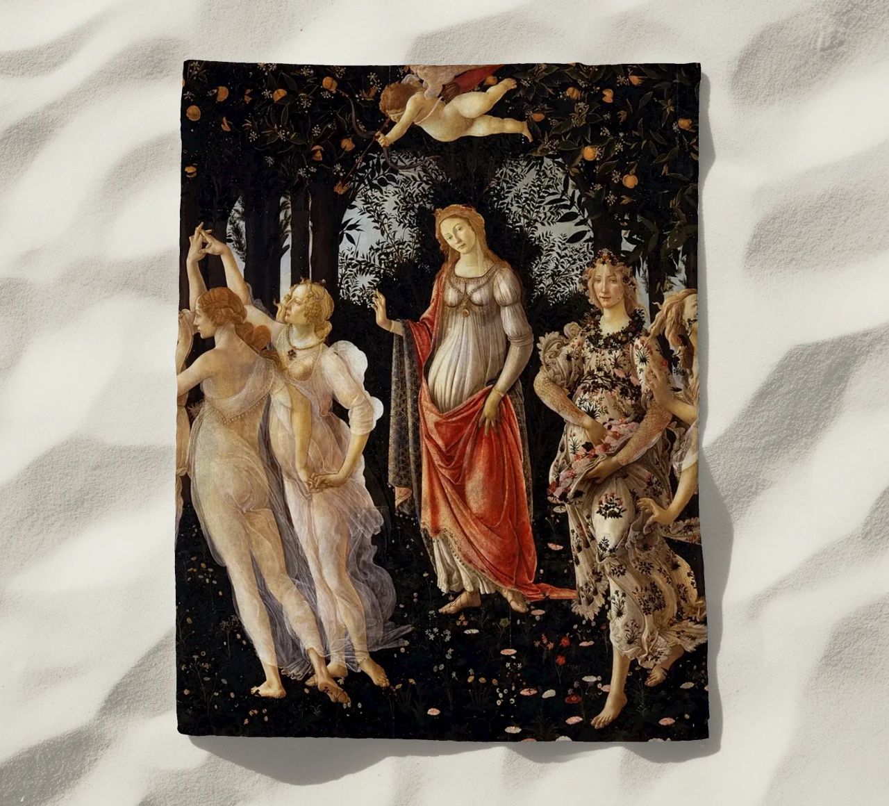 Sandro Botticelli - Primavera (Spring) telo mare da Timeless Artworks