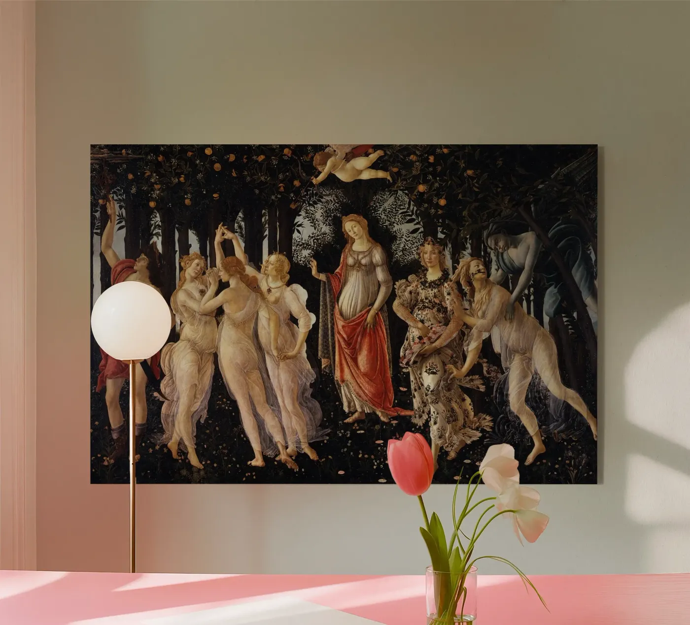 Sandro Botticelli - Primavera (Printemps) plexiglas de Timeless Artworks
