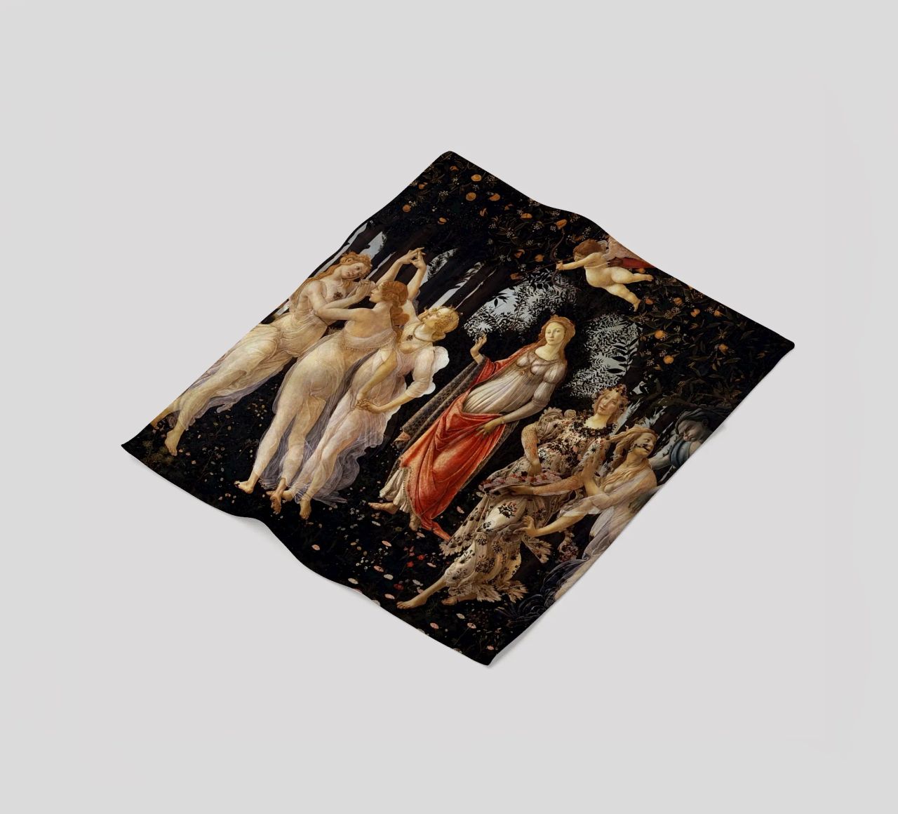 Sandro Botticelli - Primavera (Spring) coperta in pile da Timeless Artworks