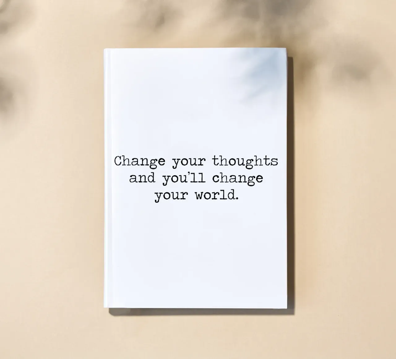 Change Your Thoughts and You'll Change Your World Be Mindful notebook by Summer Soul Co. - Quotes