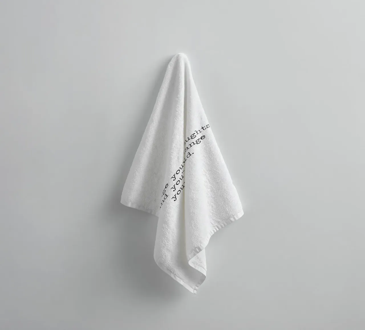 Change Your Thoughts and You'll Change Your World Be Mindful towel by Summer Soul Co. - Quotes